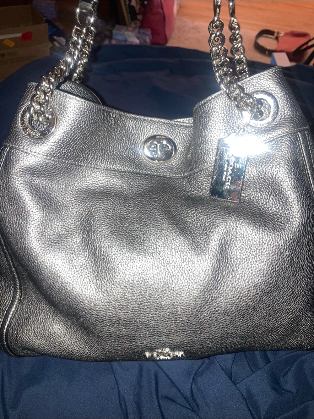 Coach Turnlock Edie shoulder bag
